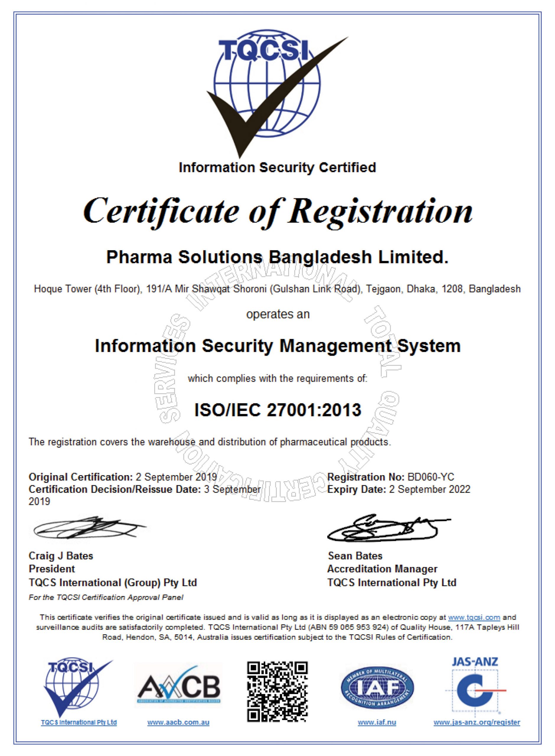 BSI cert